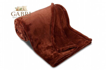 Svitap Deka MF UNI SLEEP WELL tmavě hnědá 150x200 cm