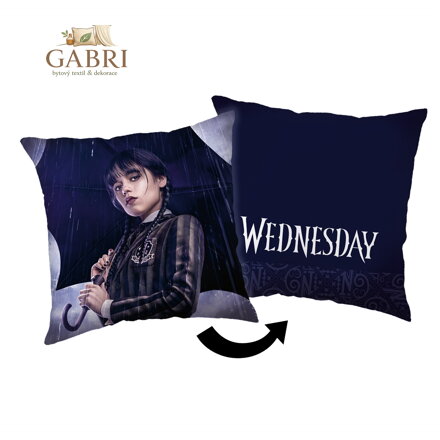 Jerry Fabrics Polštářek Wednesday Rain 40x40 cm