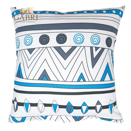 Povlak na polštář bavlna Indián denim