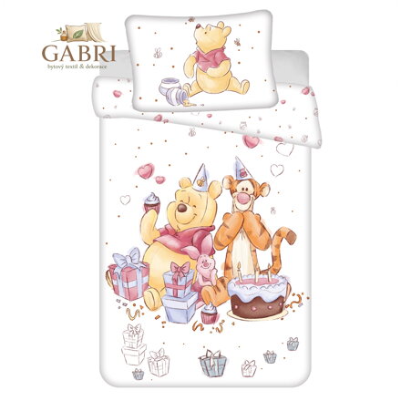 Jerry Fabrics Povlečení do postýlky WTP Birthday party baby 100x135, 40x60 cm