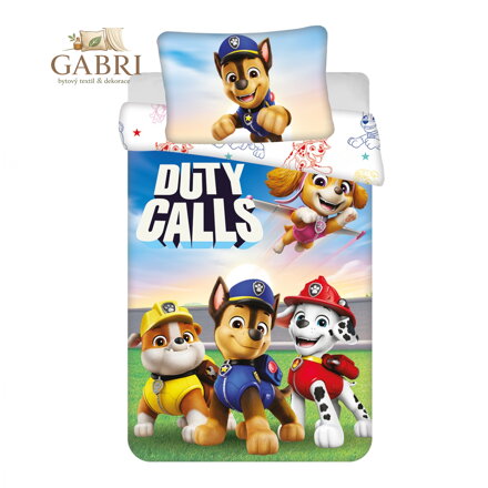 Jerry Fabrics Povlečení do postýlky Paw Patrol 556 baby 100x135, 40x60 cm