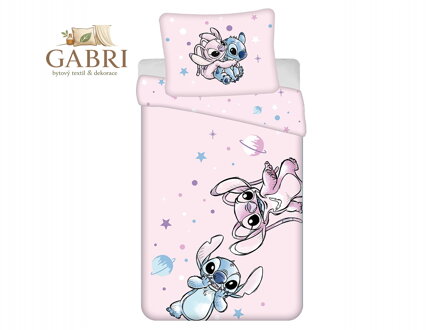 Jerry Fabrics Povlečení Lilo a Stitch Universe 140x200, 70x90 cm