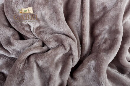 Svitap Prostěradlo mikroflanel světle šedá 180x200x20 cm