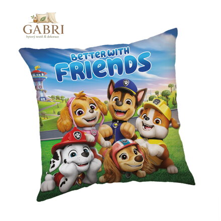Jerry Fabrics Polštářek Paw Patrol 553 40x40 cm