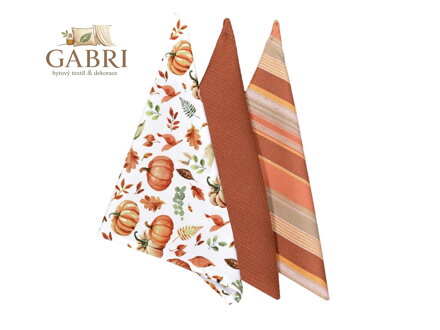 Forbyt Utěrky Malé dýně 25397 45x70 cm 3 ks