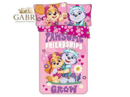 Povlečení do postýlky Paw Patrol 578 baby 100x135, 40x60 cm