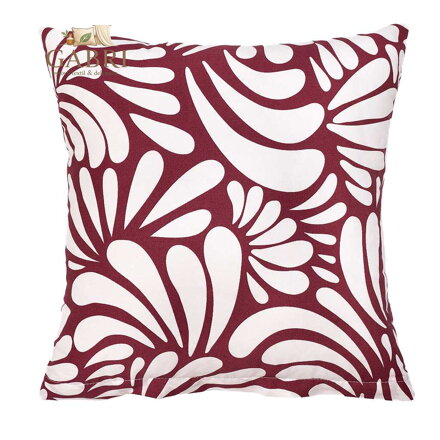 Povlak bavlna Iluze bordó