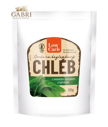iPlody Směs na chléb s medvědím česnekem a bylinkami Low carb 125g