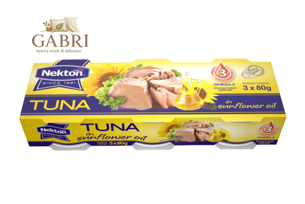 Tuňák ve slunečnicovém oleji 3x80g