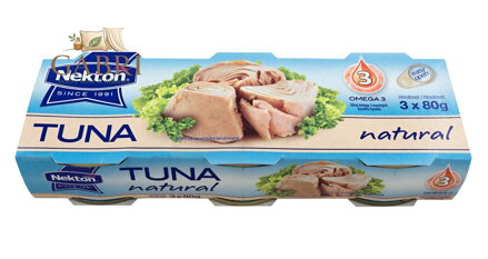 Tuňák ve vlastní šťávě 3x80g