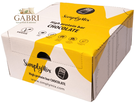 SimplyMix Tyčinky čokoláda 12x50g