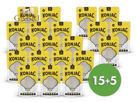 Usui konjaková rýže v nálevu 15+5 zdarma