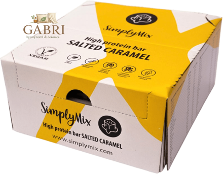 SimplyMix tyčinky slaný karamel 12x50g