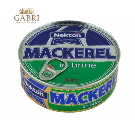 Makrela ve vlastní šťávě 240g