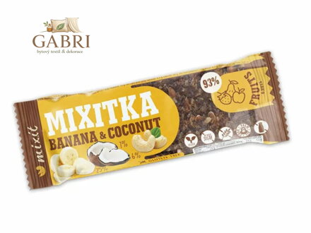 Mixit Mixitka bez lepku banán + kokos 46 g