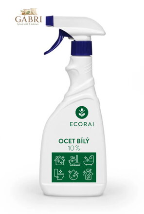 Ecorai Ocet bílý 10 % rozprašovač 500 ml