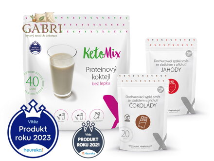 KetoMix Proteinový koktejl 1200 g (40 porcí)