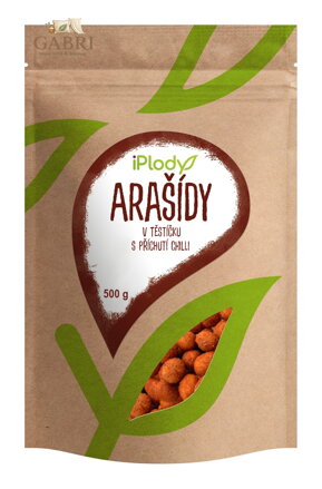 iPlody Arašídy v těstíčku s příchutí chilli 500g