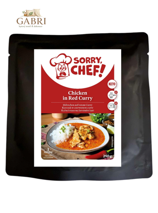 Sorry Chef Kuřecí maso na červeném kari KETO 250 g