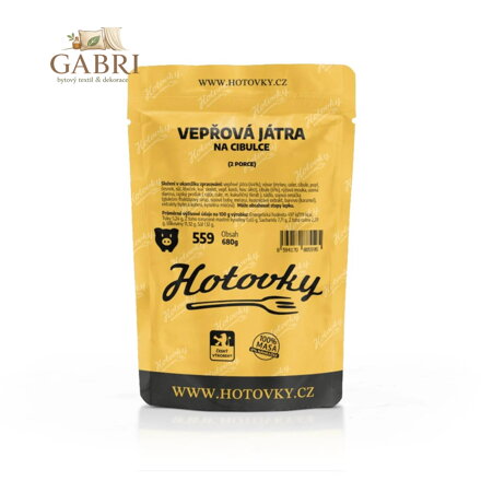 Hotovky Vepřová játra na cibulce 680 g (2 porce)