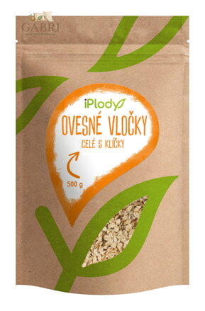 iPlody Ovesné vločky celé s klíčky 500 g