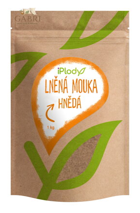 iPlody Lněná mouka z hnědého lnu 1kg
