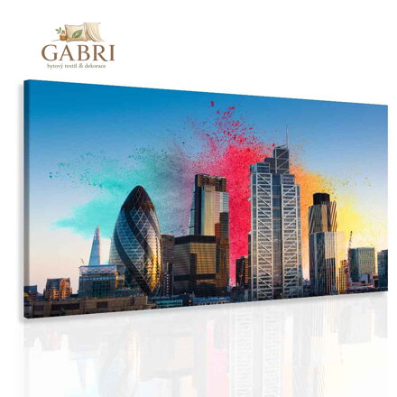 Obraz růžová abstrakce