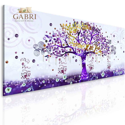 Malovaný obraz - červené auto