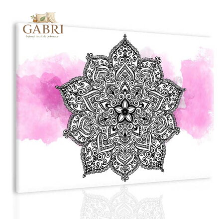 Obraz snové pražské panoráma - hnědé