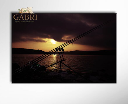 Obraz Jarní květiny na modrém podkladu