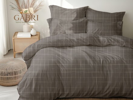 Ložní povlečení bavlněné Stanex gentleman (LS427), 140 x 200 + 90 x 70 , Zip