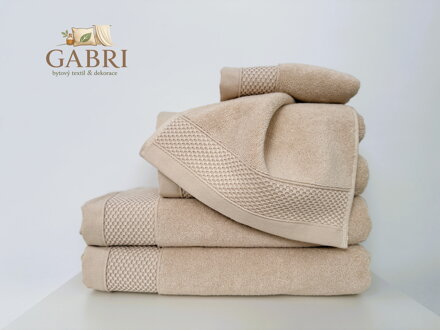 Mikrobavlna osuška Stanex - HARMONY 70 x 140 BÉŽOVÁ