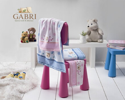 Dětský froté ručník Stanex - BRUMIK 30 x 50 RŮŽOVÁ