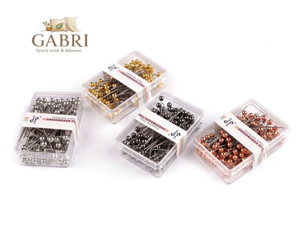 Ozdobné špendlíky délka 38 mm nerezová ocel