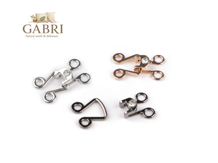 Ozdobné zapínání s kamínkem