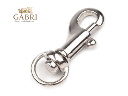 Kovová karabinka průvlek 9 mm