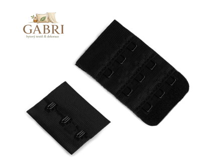 Zapínání na podprsenky šíře 40 mm trojřadé