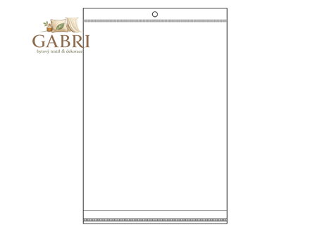 PP sáček s lepicí klopou a závěsem 17x25,5 - 26 cm