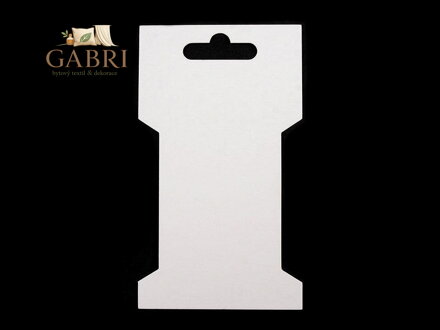 Papírová karta 6,6x11,5 cm