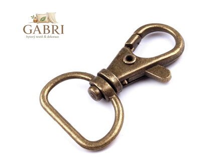 Kovová karabina průvlek 18 mm