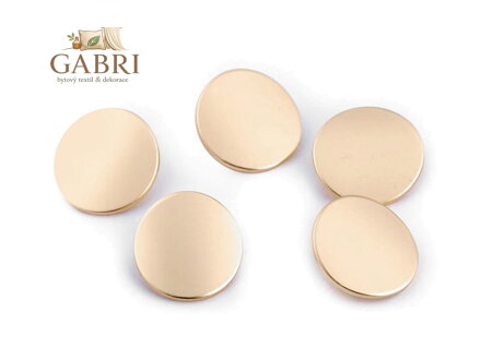 Kovový knoflík velikost 32"