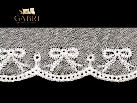 Bavlněná madeira - štykování šíře 35 mm