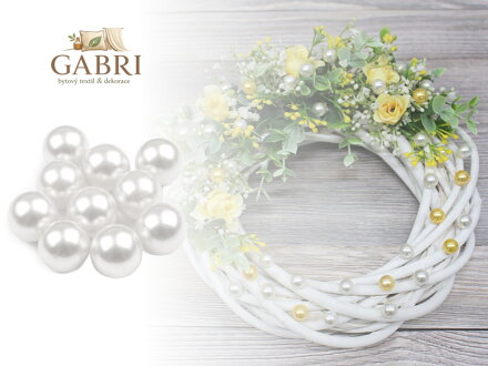 Dekorační kuličky / perly bez dírek Ø10 mm