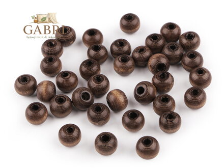 Dřevěné korálky Ø8-9 mm