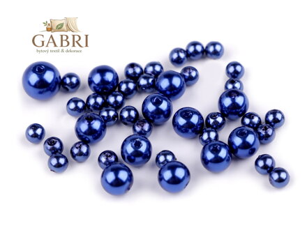 Plastové voskové korálky / perly Glance mix velikostí