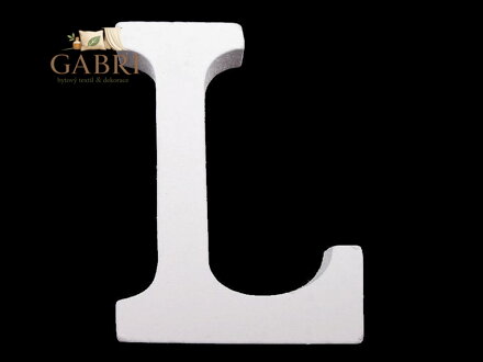 Dřevěná dekorace písmena abecedy