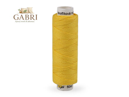 Nitě lněné knoflíkové 50 m