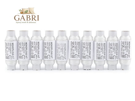 Nitě monofilové / silon 200 m bílá