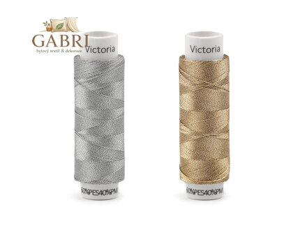 Metalická nit Victoria 100 m