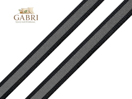 Reflexní páska šíře 10 mm na tkanině